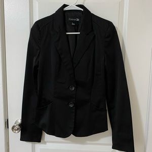Black coat from forever 21